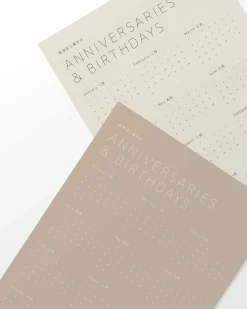 Anniversaries & Birthdays