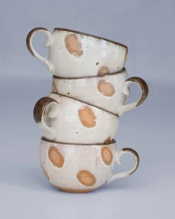 Cappuccino-krus med brune pletter