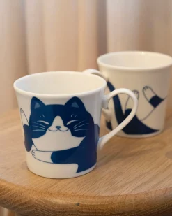 Kaffekop med kattemotiv