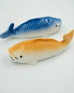 Koi vægvase blå