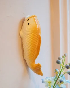 Koi vægvase orange