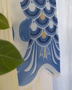 Koinobori vimpel 75 cm (blå)