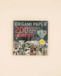 Origami papirblok med geisha motiver (200 ark )