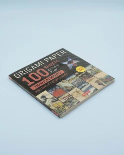 Origami papirblok med Hokusai motiver (100 ark - 21x21 cm)