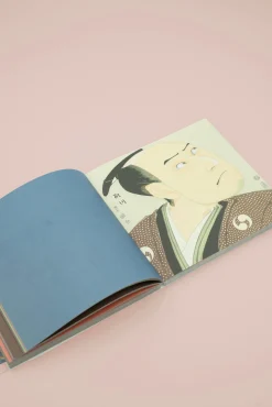 Origami papirblok med japanske print (256 ark - 15x15 cm)