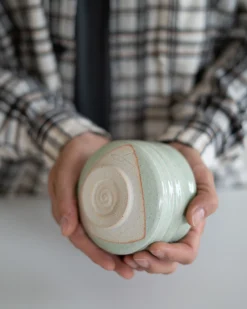 Pastelgrøn matchaskål