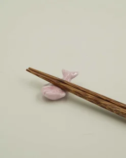 Rosa havbrasen spisepindeholder