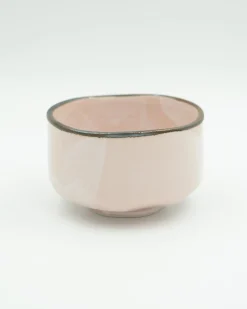 Rosa matchaskål