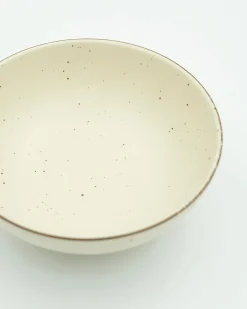 Sandfarvet serveringsskål