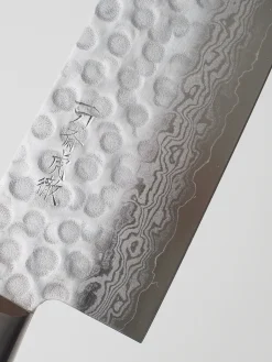 Santoku kniv | 18 cm | Sort